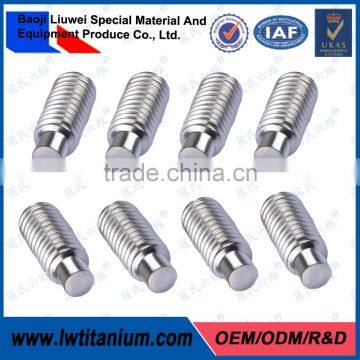 DIN 915 Titanium Hex Socket Set Screw Dog Point for Sale