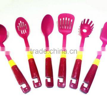 New style 6pcs PP handle Nylon kitchen tools