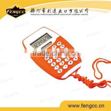 Promoional Mini Pocket Calculators With Hang Rope Calculator photo-4