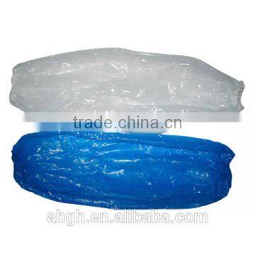 White plastic oversleeves/disposable pe sleeve cover,Cheap Disposable Waterproof PE Sleeve Cover