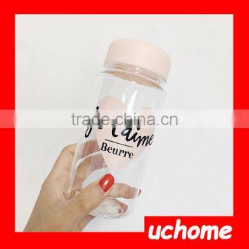 UCHOME Stocked Custom Water Bottle, 500ml Cheap Plastic Water Bottle photo-2