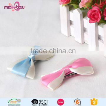 High quality decorative alligator ribbon hair clips for girls