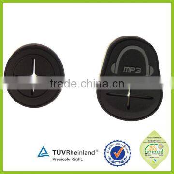 2016 Directly factory supply heat transfer rubber earphone hole