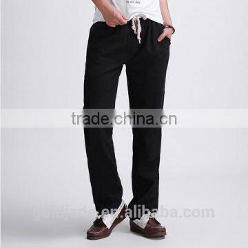 Fashion Comfortable Bulk Navy Blue Cotton Blank Hot Sale Causal Boys Chino Pants photo-3