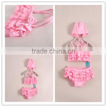 Pretty Seersucker Wholesale Kids Swimwear