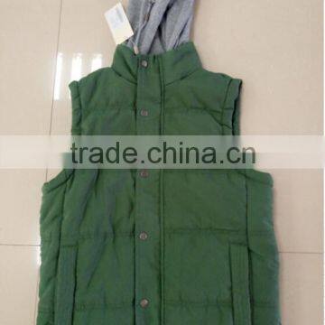 Fleece Hoodies Men Waistcoats Winter Vest
