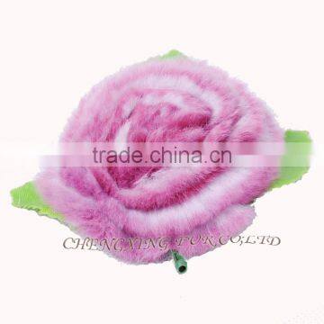 CX-A-33A Wholesale Genuine Rex Rabbit Fur Fashion Brooch