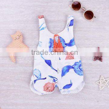 2017 Summer Children's Wear Wholesale Baby Clothes With Flowers photo-2