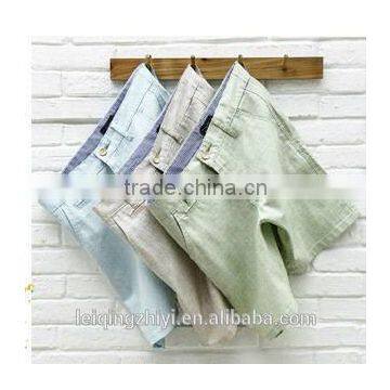 Hot 100% Cotton Cheap Light Color Casual Half Pants for Men photo-5