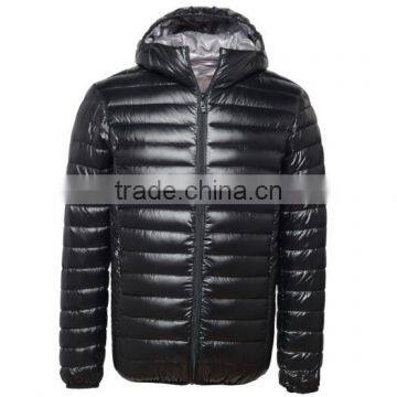 Custom Logo Print Insulated Light Foldable Down Jacket for Men photo-3