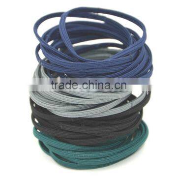 Wholesale Elastic Nylon Flat Hair Ring ,Hairbans