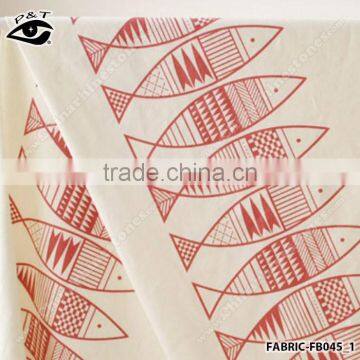 Wholesale Linen Fabric Fish Pattern Fabric for Household photo-2