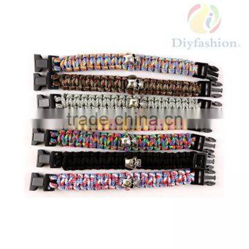 New Design Cheap Adjustable Stainless Custom In Paracord Bracelet PC6017-6 photo-6