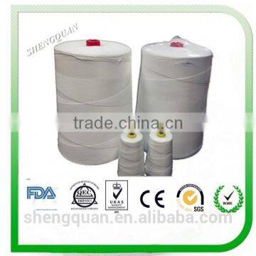 Polyester Twisted Yarn Fabric Dyed Yarn for Polyester Sewing Thread/100% Cone Polyester Thread or Spun Polyester Sewing Thread