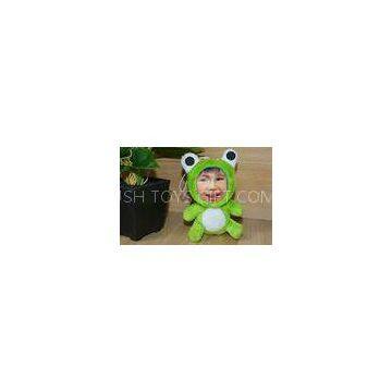 Customization Frog DIY 3D Photo Face , Stuffed Plush 3D Face Dolls