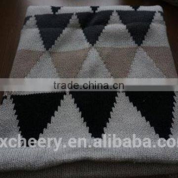Super Soft Bamboo /cotton Knitted Baby Wool Throw Blanket photo-2