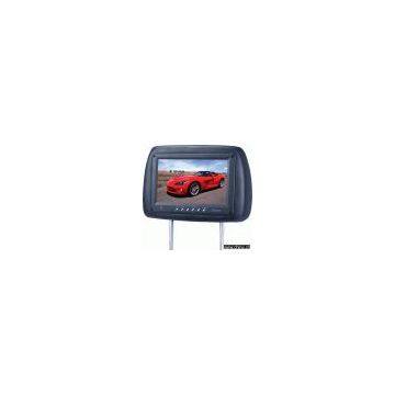 car LCD headrest monitor/IR/Pillow