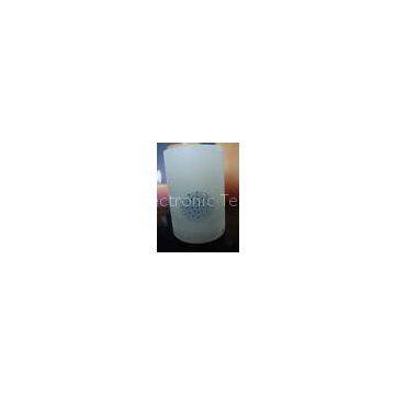 Rechargeable Battery powered LED bluetooth candle speaker Of Plastic body