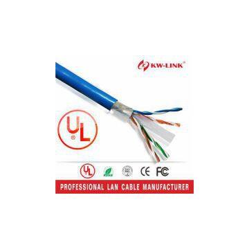 Fluke Tested 23AWG 0.57mm Cat6 FTP Bare Copper Ethernet Cable