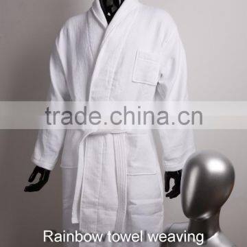 1 Ply Two Sides Waffle Velour Bathrobe photo-2