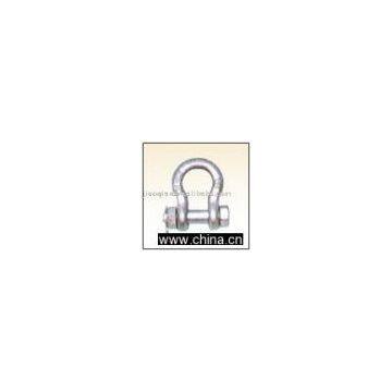Bolt type drop forged anchor shackle