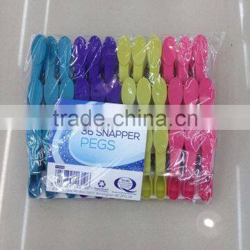 plastic decorative Jumbo clothes clips