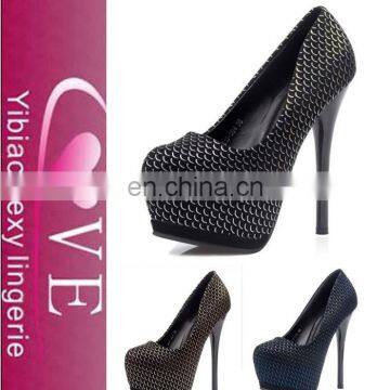 top quality thick waterproof office ladies shoes fashion high heels