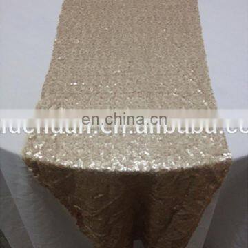 Wholesale High Quality Customized Metal Sequin Thick Table Runner