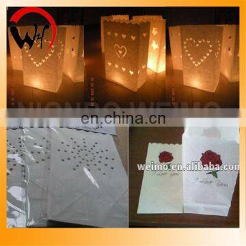 flame retardant birthday luminary candle bags