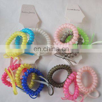2015 New Stylecheap Hair Bands PVC Material Elastic Hair Ring Bands photo-4