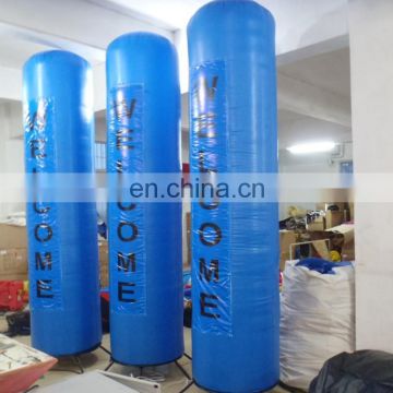 high quality LED inflatable column / inflatable lighted tube for advertising