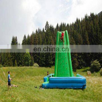 0.55mm pvc tarpaulin hot sale artificial green rock climbing wall for kids