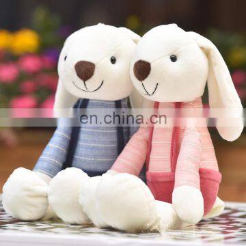 hot selling girl birthday valentine gifts couple rabbit plush toys custom