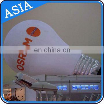 Giant Customized Inflatable Bulb With LED Light Inside For Sale