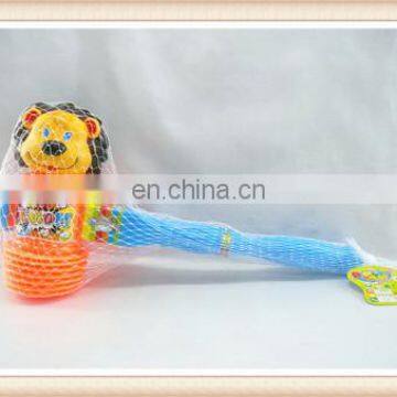 New product Funny promotion kids toys lion plastic toy hammer