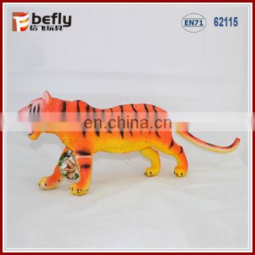 With sound function tiger figures plastic animal shantou toys factory