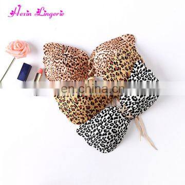 In Stocks White Leopard Veins Sexy Backless Nubra Push Up Invisible Bra photo-4