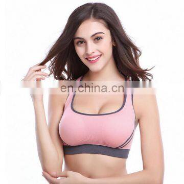 Women's Comfort Shaped Seamless Workout Cotton Sports Bra#WX0002 photo-4