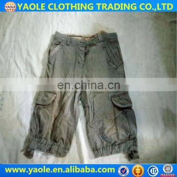 Summer men's short pants wholesale used clothes