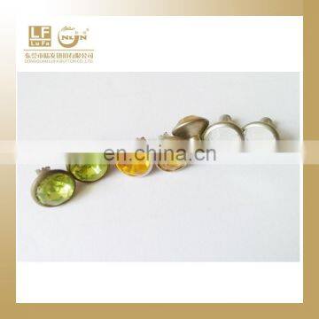 colorful rhinestone rivet for leather belt