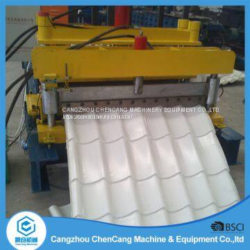 1100 Arc Bias Glazed Tile Roll Forming Machine