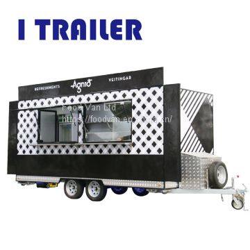 Mobile Kitchen Food Van Travel Trailer for Sale photo-4