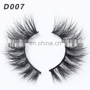 D007 Thick false lash 3d mink eyelashes with highest quality