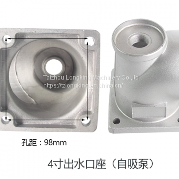 WP40 4inch water outlet Aluminum Water Pump Spare Parts