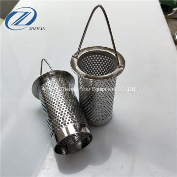 custom fitting stainless steel perforated metal storage basket