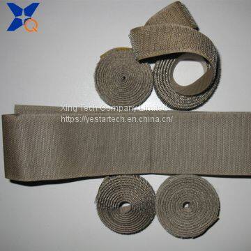 Pure Silver Plated Conductive Nylon Hook and Loop Tape Shielding Electromagnetic Wave Radiation 25mm Width-XTAA073 photo-3