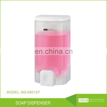 Transparent abs wall mount liquid hand rose soap dispenser