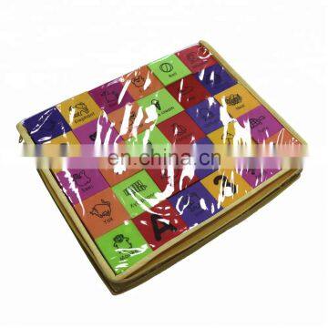 Melors Building Blocks With Numbers Alphabets Washable, Non-Toxic Compliant Learning Toys Soft Foam Blocks for Toddler, Baby photo-4