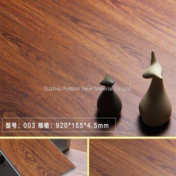 SPC floor PVC flooring sheet tiles slotted click lock 3.2mm thickness 0.1mm wear layer