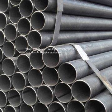 Black Carbon Welded Steel Pipe ERW Steel Pipe Welded Furniture Pipe photo-4